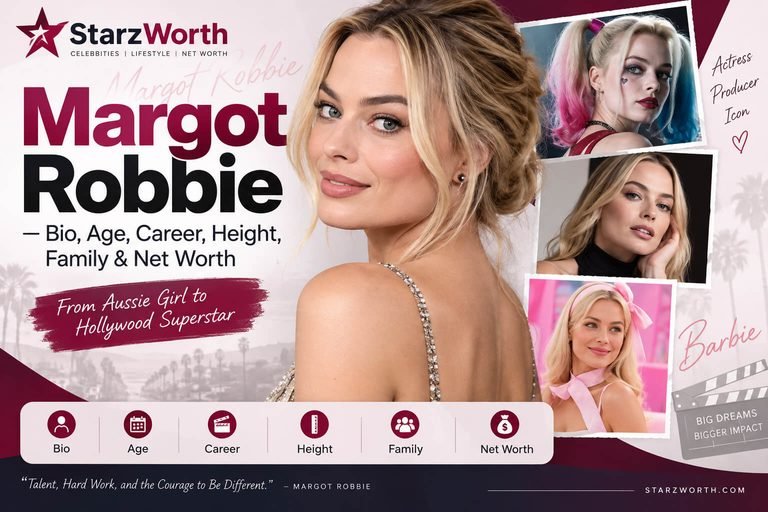 Margot Robbie — Bio, Age, Career, Height, Family & Net Worth