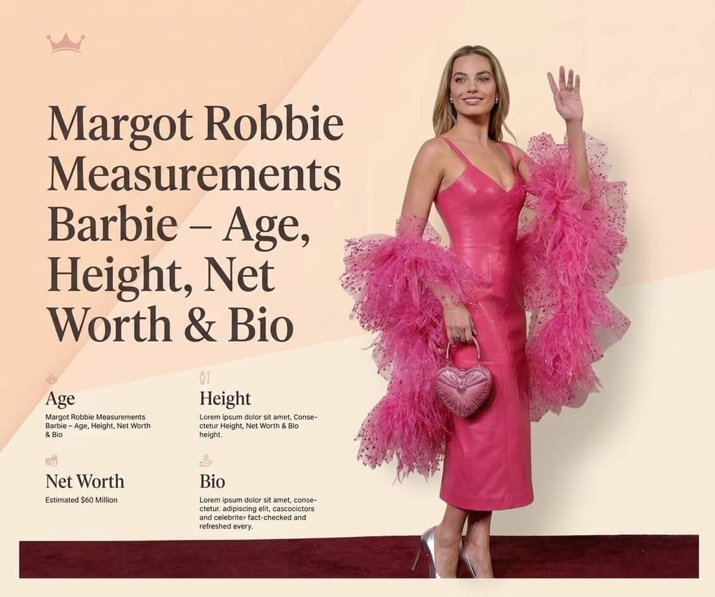 Margot Robbie Measurements Barbie – Age, Height, Net Worth & Bio