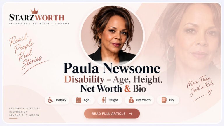 Paula Newsome Disability – Age, Height, Net Worth & Bio